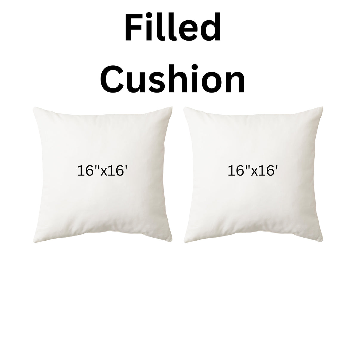 Cushion fillers - Pack of 6