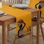 Yellow African Table Runner