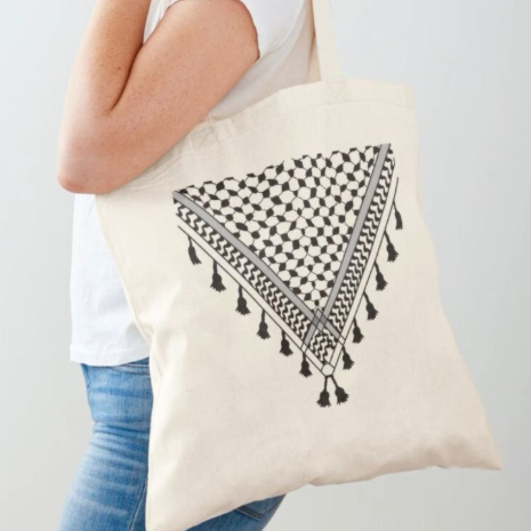 Heritage Keffiyeh Canvas Tote