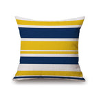Blue & Yellow Cushion Covers Pack of 6