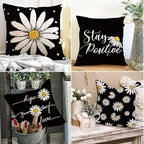 Daisy Cushion Covers Pack of 4