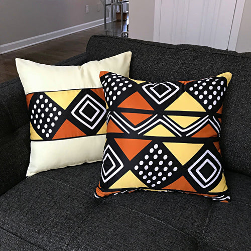 Bambara African Mudcloth Cushion Case Pack of 3