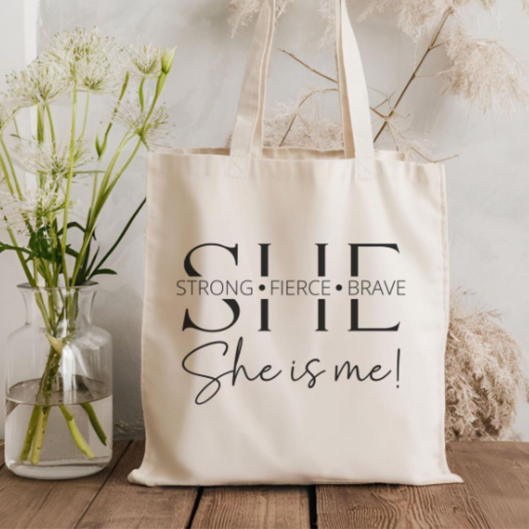 SHE Canvas Tote