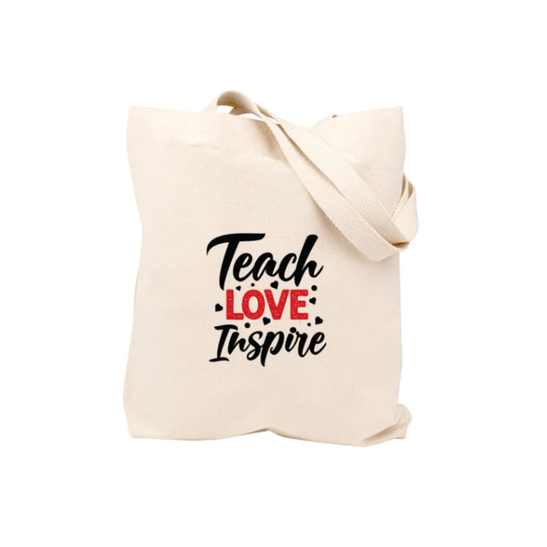 Teching Vibes Canvas Tote