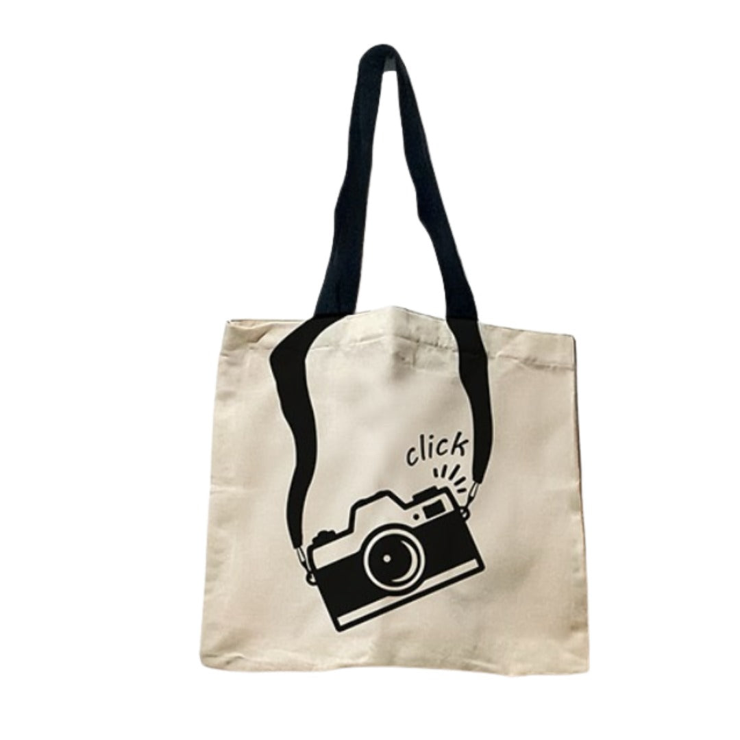 Click It Canvas Tote