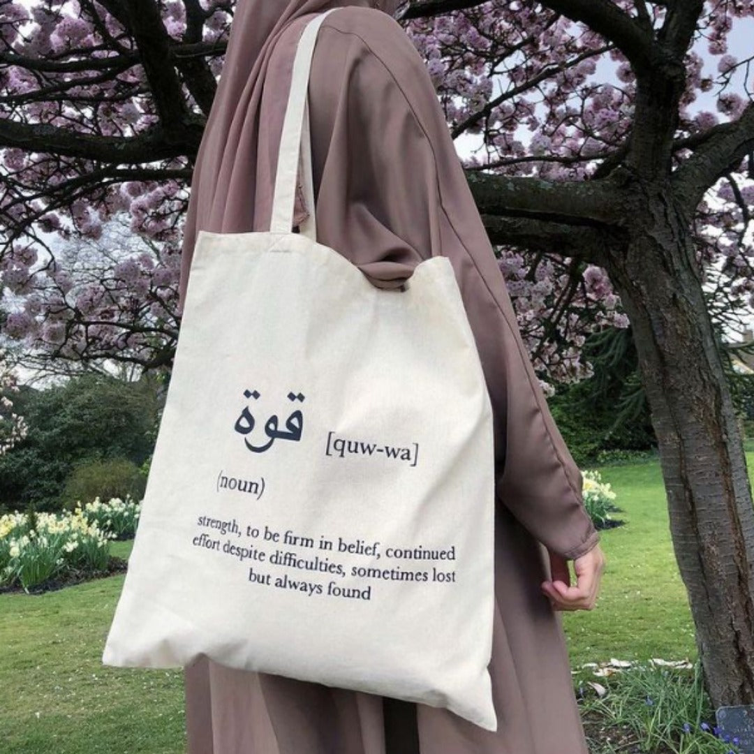 Quw-wa Canvas Tote